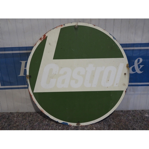 62 - Tin sign - Castrol 24