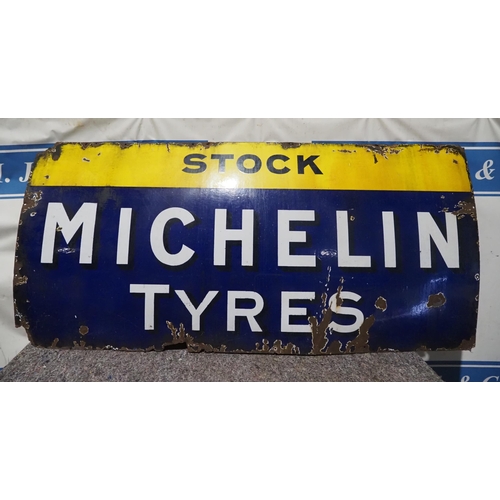 9 - Enamel sign - Michelin Tyres 40