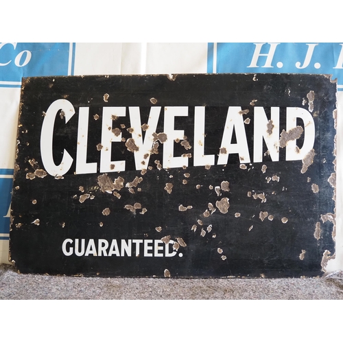 210 - Enamel sign - Cleveland 30