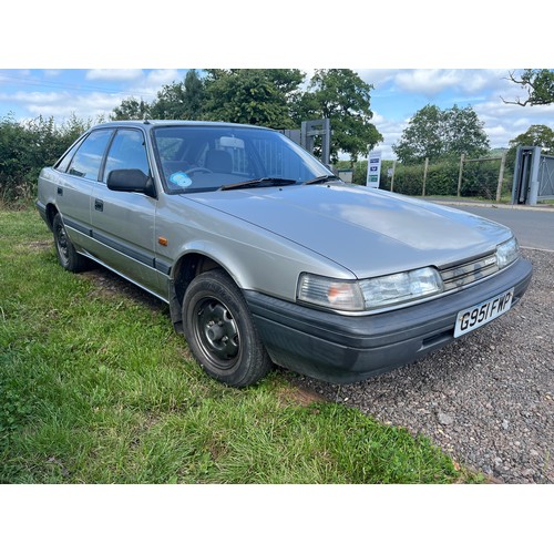 326 - Mazda 626LX, 1989. 1789cc. Petrol. Runs and drives, been in the same family for 12 years. Remote boo... 