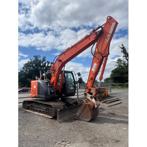 1598 - Hitachi Zaxis 135US tracked excavator, 2014. Key in office