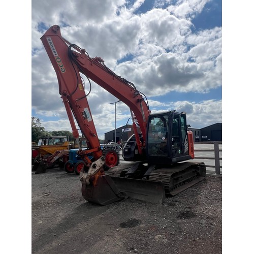 1598 - Hitachi Zaxis 135US tracked excavator, 2014. Key in office