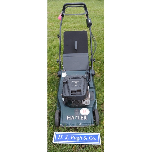 16 - Hayter 48 pedestrian mower