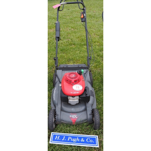 19 - Honda HRX537 pedestrian mower