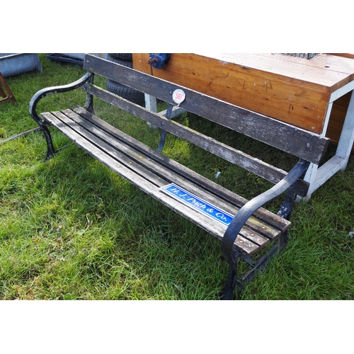 565 - Garden bench 6ft