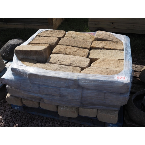 629 - Pallet of large bricks