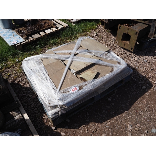 638 - Pallet of flagstones