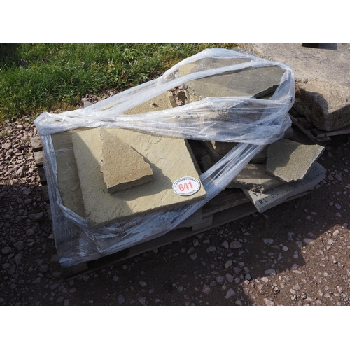 641 - Pallet of flagstones