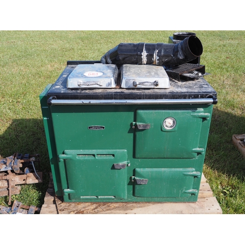 684 - Rayburn Nouvelle cooker