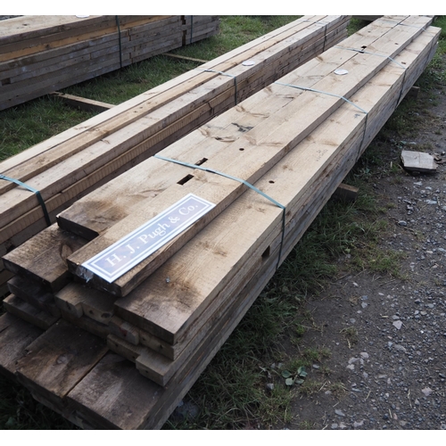 1019 - Reclaimed timbers average 4.3m x200x50 - 20