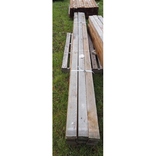 1321 - Sawn timber 12ft x4x1