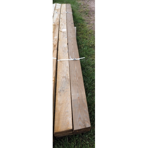 1329 - Sawn timber 14ft x6x1