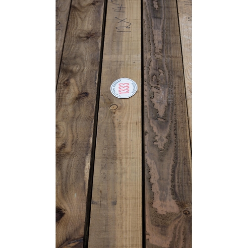 1333 - Sawn timber 14ft x5x1