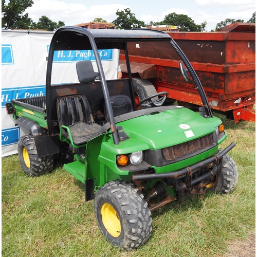 1521 - John Deere HPX 4x4 diesel mule. Runs and drives. Reg. CO58 AEK