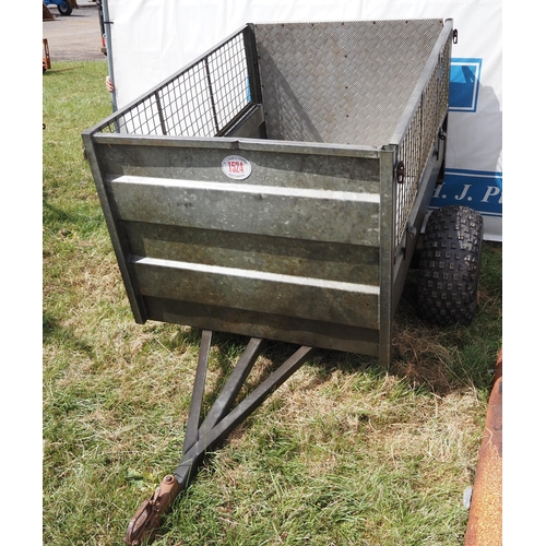 1524 - Galvanised quad/ATV trailer 6 x 4