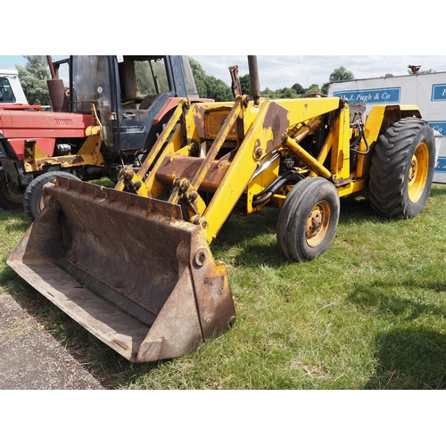 1536 - Massey Ferguson 3303 loader with Drott 4 in 1 bucket, runs and drives