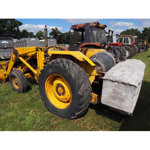 1536 - Massey Ferguson 3303 loader with Drott 4 in 1 bucket, runs and drives