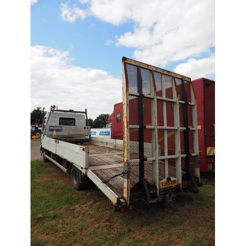 1562 - DAF beaver tail 7.5 ton lorry with ramp. MOT until 31/05/25. Reg. YJ55 XHR. V5 and key in office