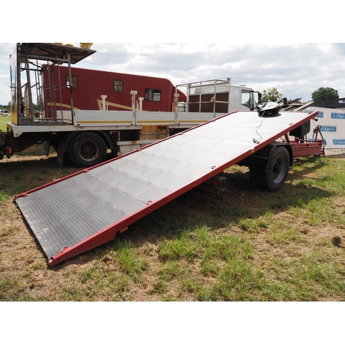 1565 - Slide back recovery trailer