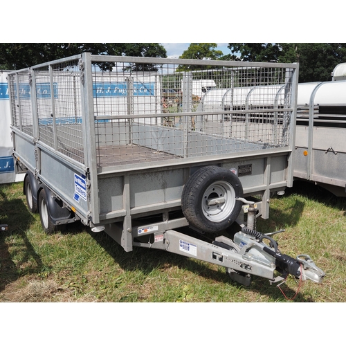 1588 - Ifor Williams LM126G dropside trailer with mesh sides