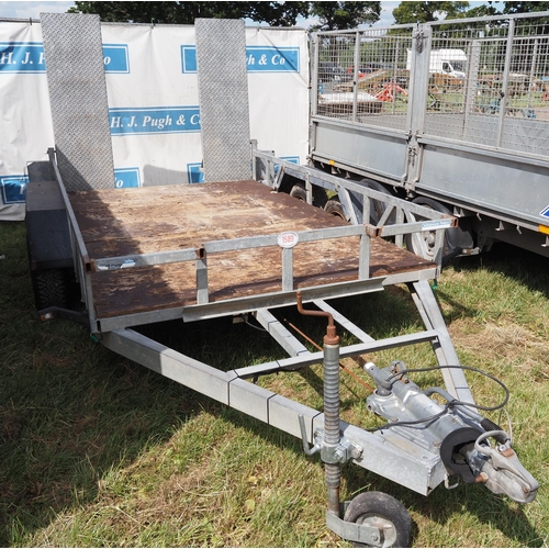 1589 - Indespension 10ft plant trailer