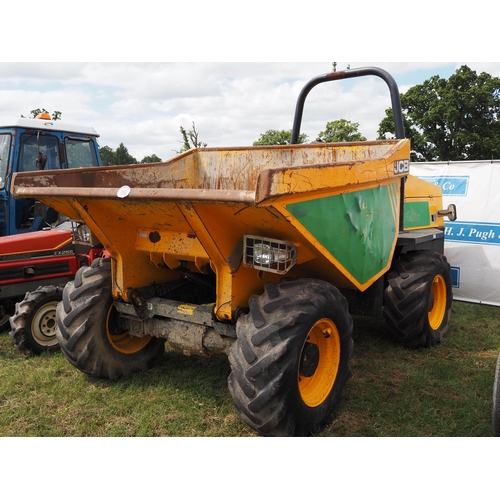 1508 - JCB 6 ton dumper. 2017. Showing 1800 hours. Key in office