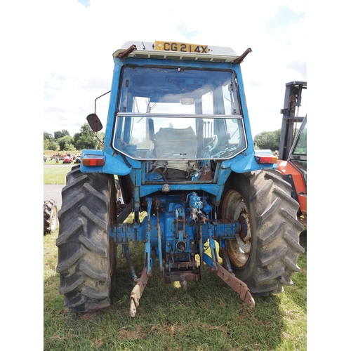 1510 - Ford 6610 4wd tractor. C/w loader, runs and drives, showing 9739 hours. Reg. JCG 214X