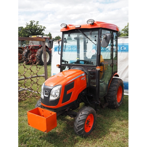 1516 - Kioti CK2810 HST compact tractor. Working. Reg. SF65 JFY. V5 and key in office