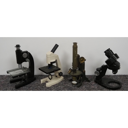 61 - Microscopes to include Leitz Wetzlar and Watson London