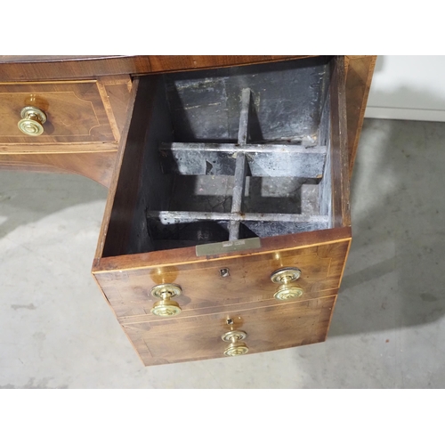 460 - 19th Century bow front sideboard in mahogany H35