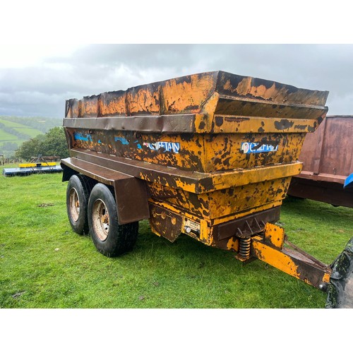 200 - Chieftain 14T dump trailer. 2001. Working order