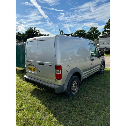 1549 - Ford Transit connect T200L van. 2008. Runs and drives. Showing 178,551 miles.
V5 and Key.