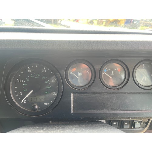 1566C - Land Rover Defender 110 TD5. MOT until 21/12/24. Reg. X327 UUA. V5 in office. Manual and keys in off... 