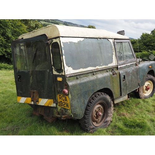 89 - Land Rover Series 3. 1974. Diesel, stood for over 30 years, showing 63205 miles. Reg. RCA 132M. No d... 