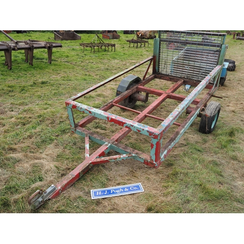 127 - Car trailer 7 x 4ft