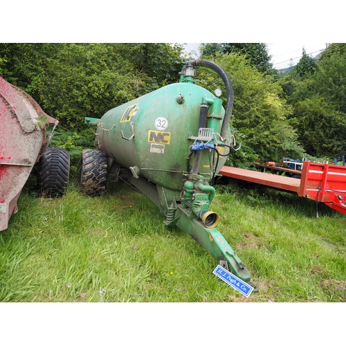 199 - NC 2050 slurry tanker. Has been in regular use. Serial no. 45286