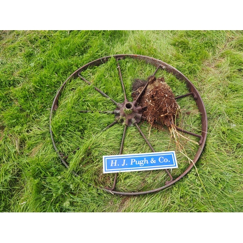 27 - Cast iron wheel 24