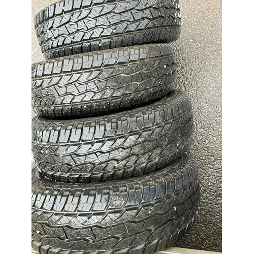 218 - Maxxis Bravo all terrain tyres 245 70 R16 for Land Rover - 4