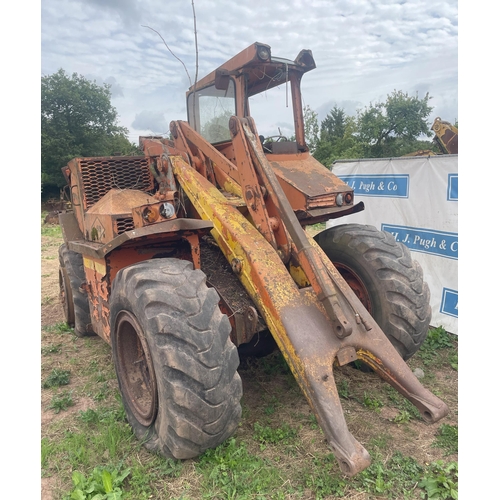 278 - Muir Hill B6000 loading shovel. Reg. WVJ 809T. Current V5 in office