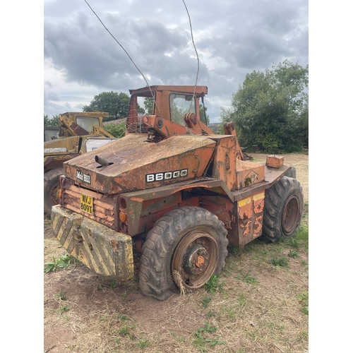 278 - Muir Hill B6000 loading shovel. Reg. WVJ 809T. Current V5 in office