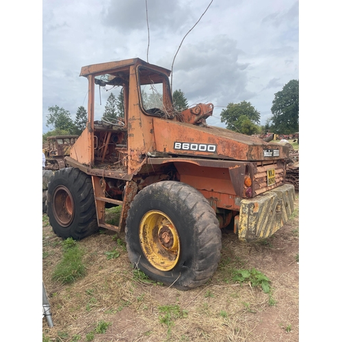 278 - Muir Hill B6000 loading shovel. Reg. WVJ 809T. Current V5 in office