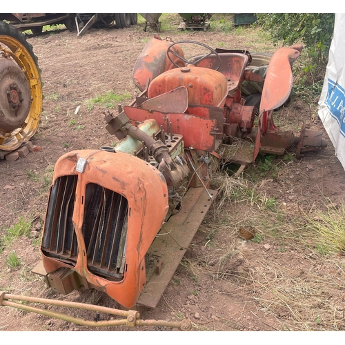 313 - Nuffield tractor parts. Reg. FVJ 413D. Old logbook and current V5 in office