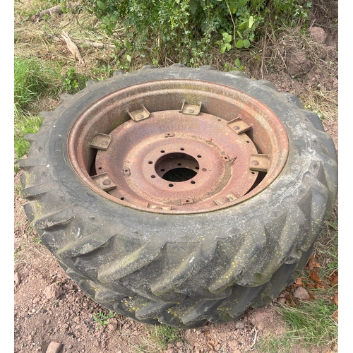 313 - Nuffield tractor parts. Reg. FVJ 413D. Old logbook and current V5 in office