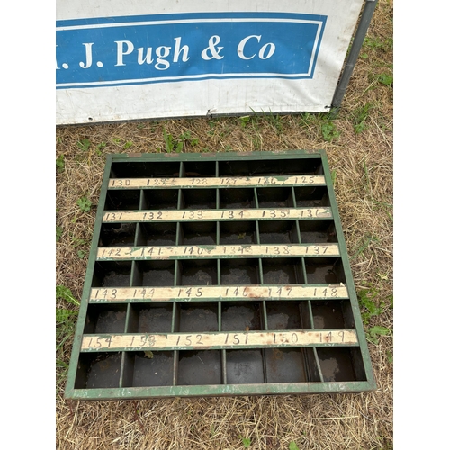 109 - Metal shelving 3 x 3ft