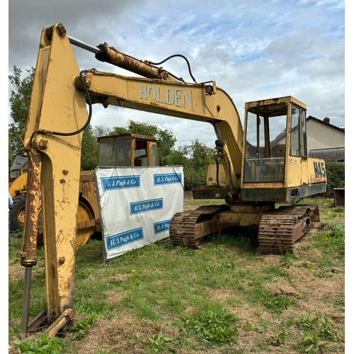 155 - Ford Richier H45 tracked excavator, spares