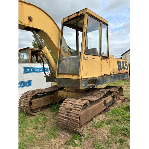 155 - Ford Richier H45 tracked excavator, spares