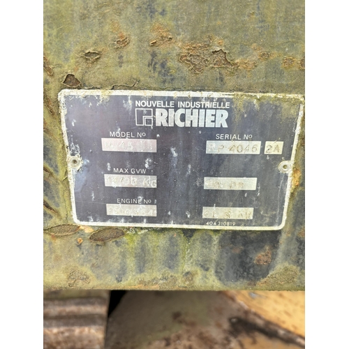 155 - Ford Richier H45 tracked excavator, spares