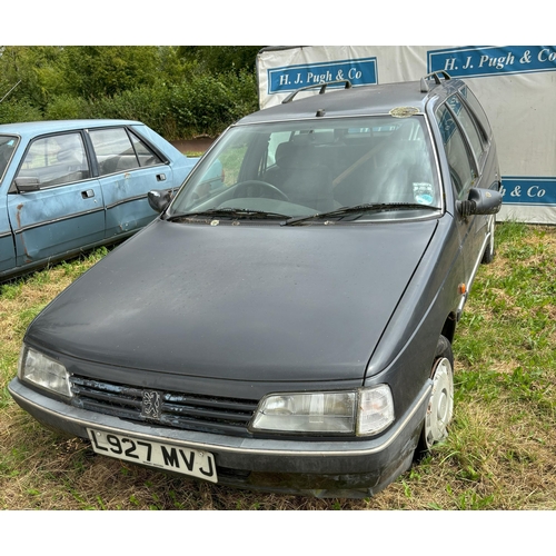 164 - Peugeot 405 GLX Turbo diesel estate car, 1994. One owner. Reg. L927 MVJ. Current V5 in office