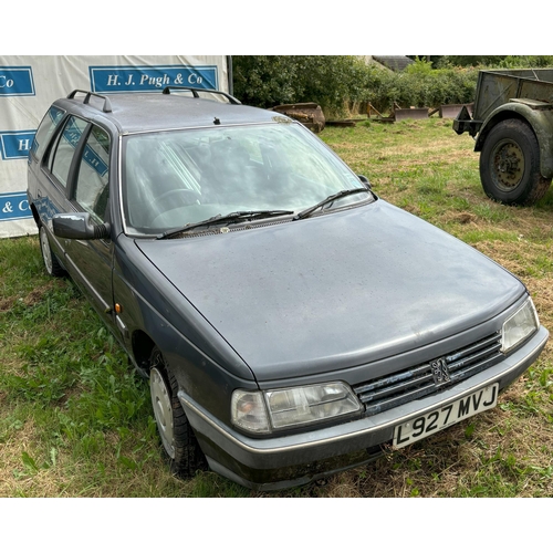 164 - Peugeot 405 GLX Turbo diesel estate car, 1994. One owner. Reg. L927 MVJ. Current V5 in office