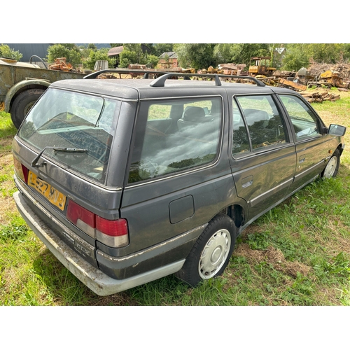 164 - Peugeot 405 GLX Turbo diesel estate car, 1994. One owner. Reg. L927 MVJ. Current V5 in office